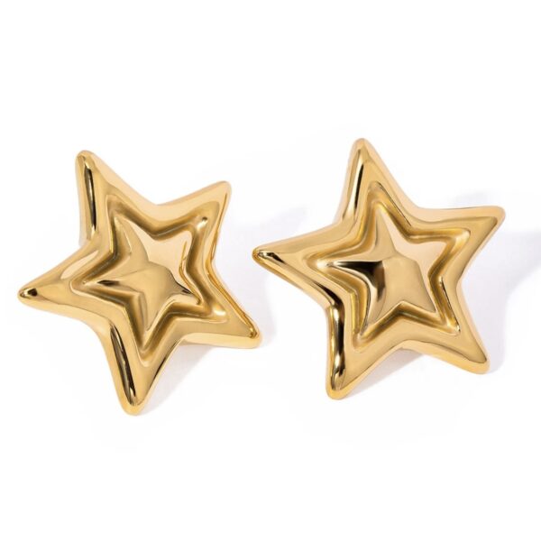 Adele Gold Stars Earrings